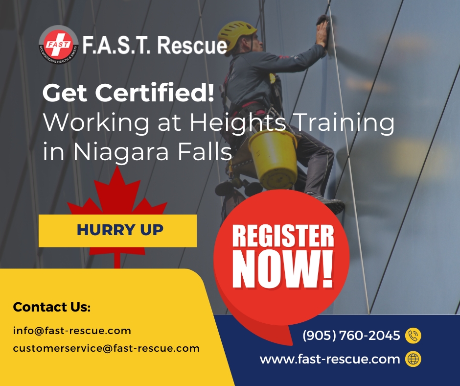 Working At Heights Training In Niagara Falls By Fast Rescue